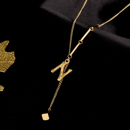 Personalized Monogram Letter Necklace
