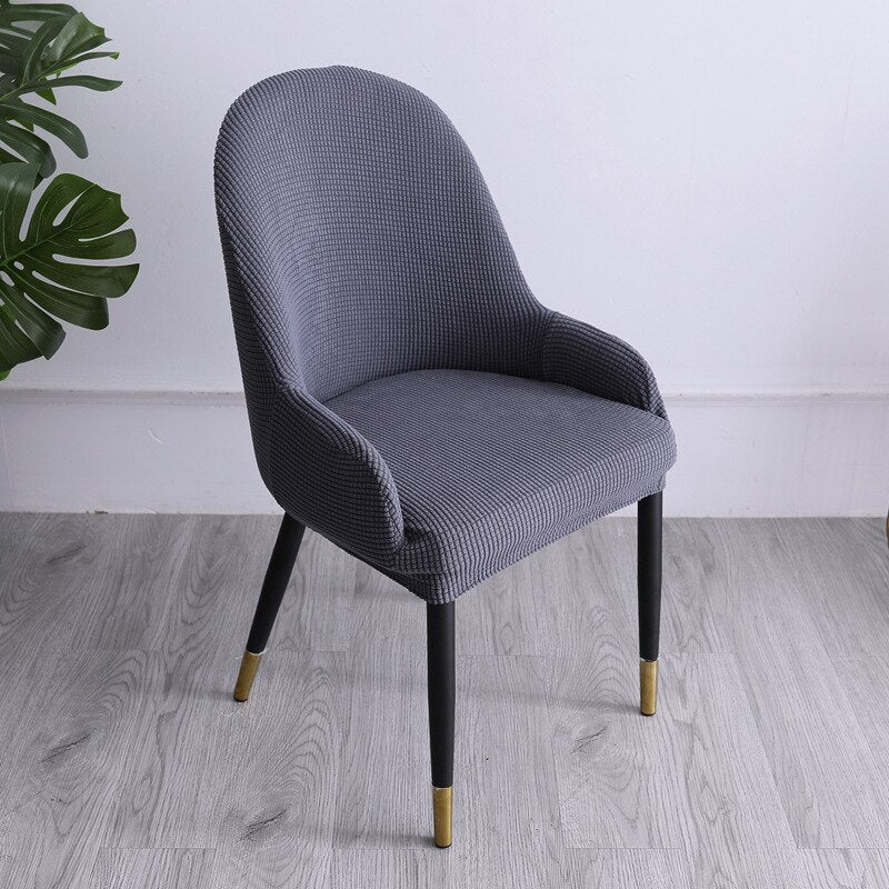 Stretchy Snug Fit Curved Chair Protector
