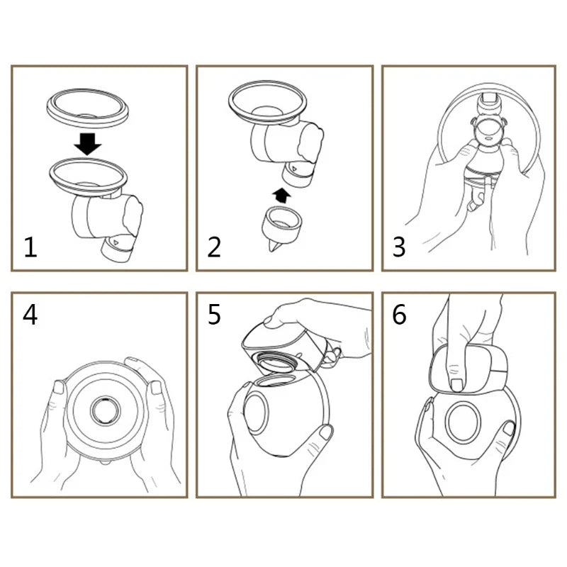 Portable Rechargeable Breast Pump | Compact Silent Express