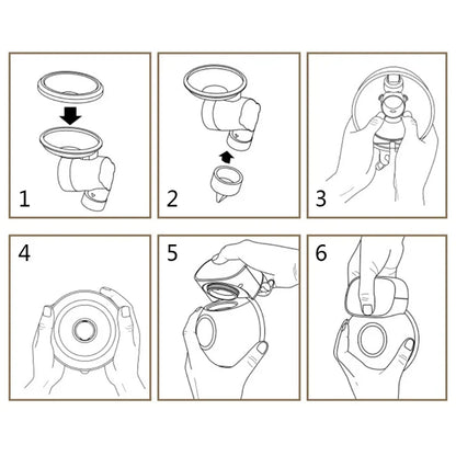 Portable Rechargeable Breast Pump | Compact Silent Express