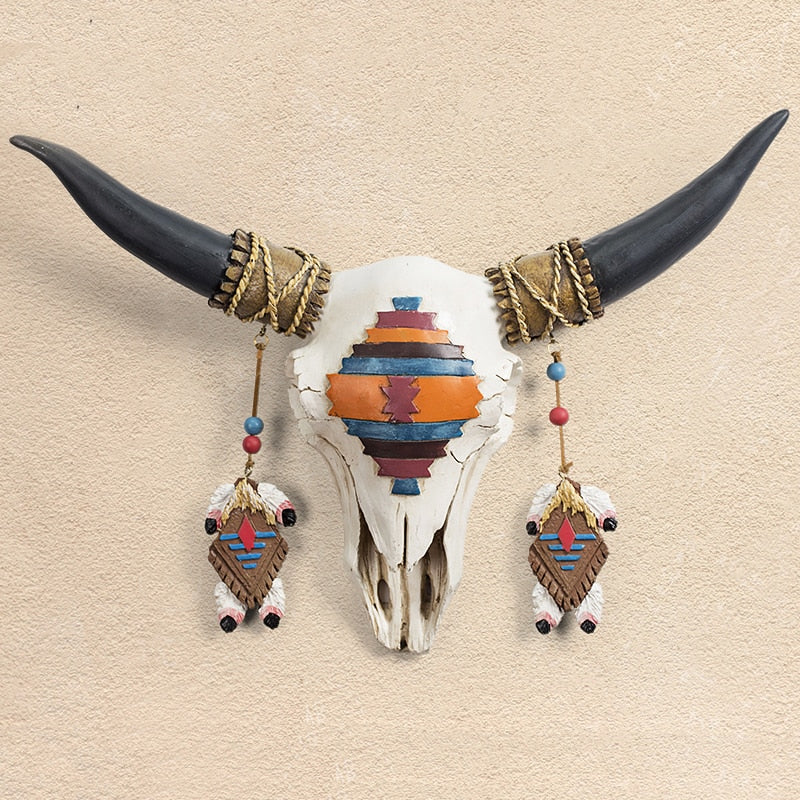 Unique Bull Figurine Decor Statue - Halri