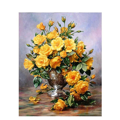 Colorful Floral Paint by Number Kit