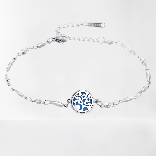Calming Heart Locket Charm Bracelet