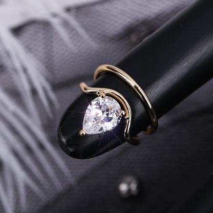 Edgy Metal Slim Stacking Rings
