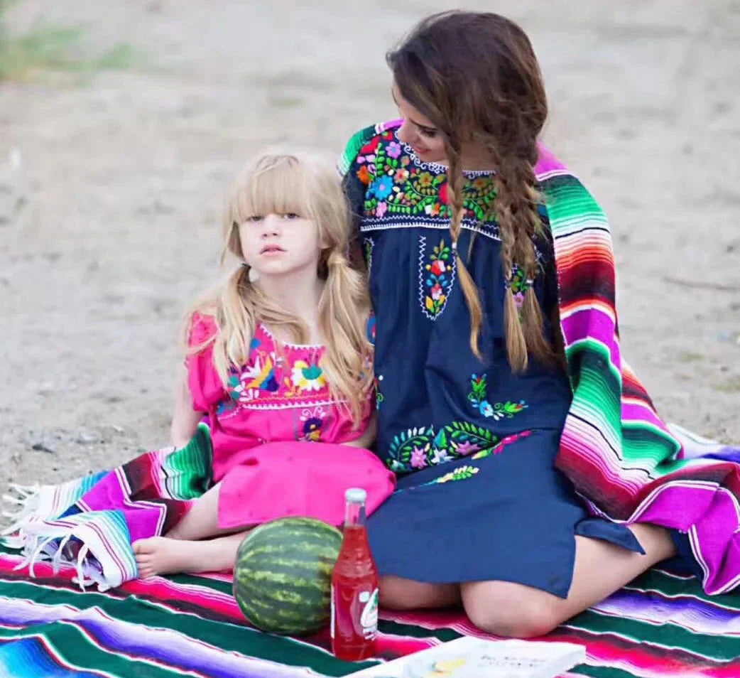 Colorful Fiesta Throw Blanket - Halri