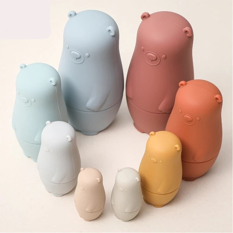 Colorful Russian Matryoshka Dolls - Halri