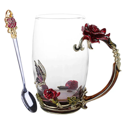 Clear Glass Mug Gift Set for Mom