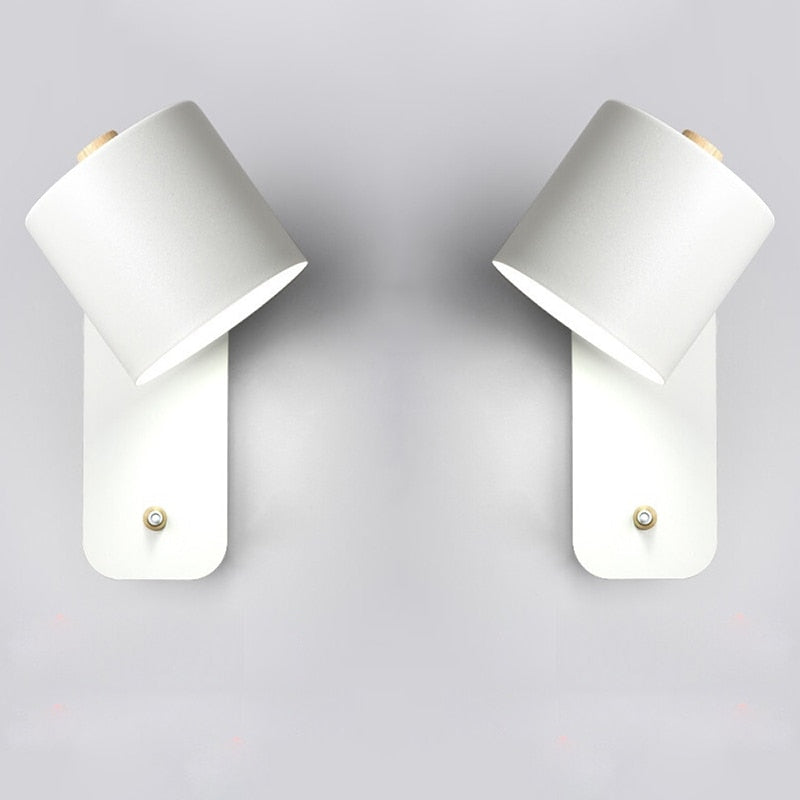 Stylish LED Wall Lights with On/Off Switch for Home