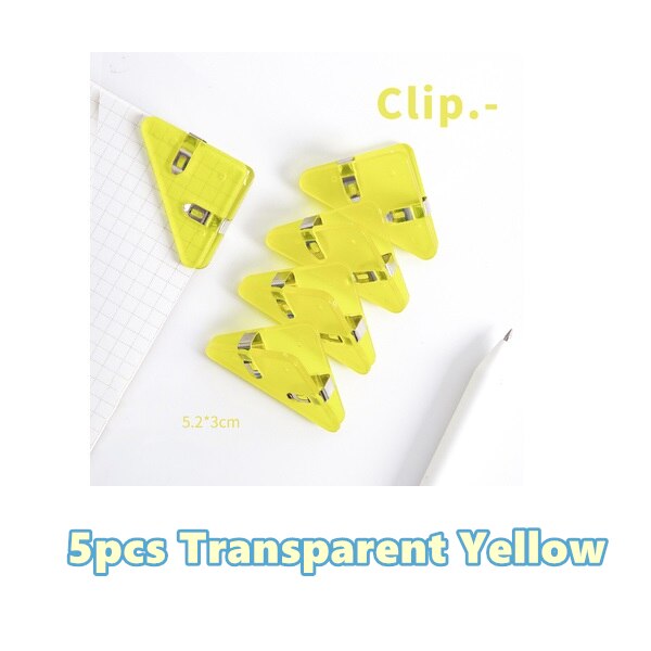 Colorful Page Triangle Book Mark Clip