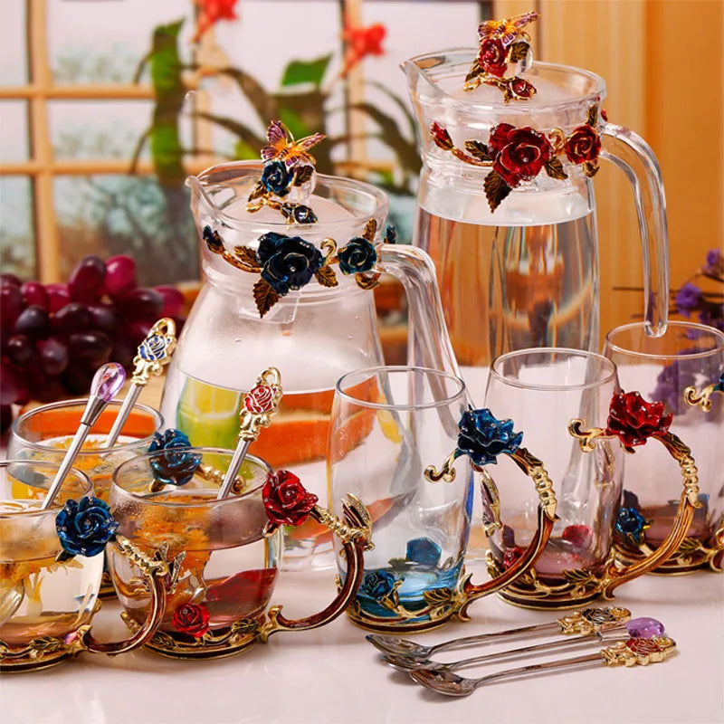 Clear Glass Mug Gift Set for Mom