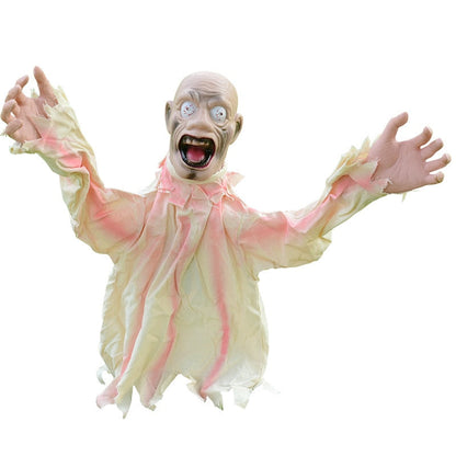 Spooky Animated Zombie Yard Halloween Decor - Halri