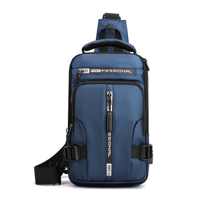 Waterproof Crossbody Sling Bag with USB Charger
