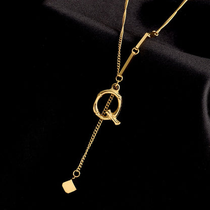 Personalized Monogram Letter Necklace