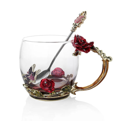 Clear Glass Mug Gift Set for Mom
