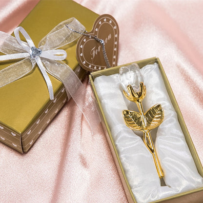 Beautiful Crystal Rose in Gift Box