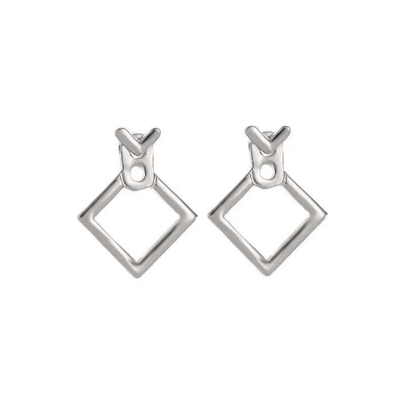 Modern Geometric Drop Earrings