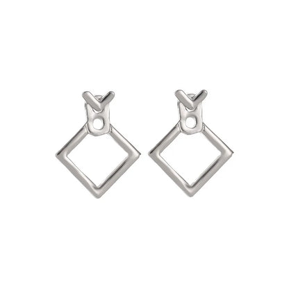 Modern Geometric Drop Earrings