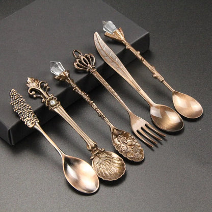 Antique Style Engraved Teaspoon