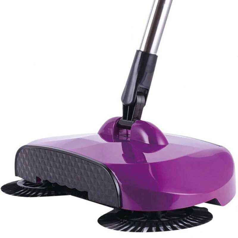 Manual 360° Spin Broom Sweeper No Battery Required