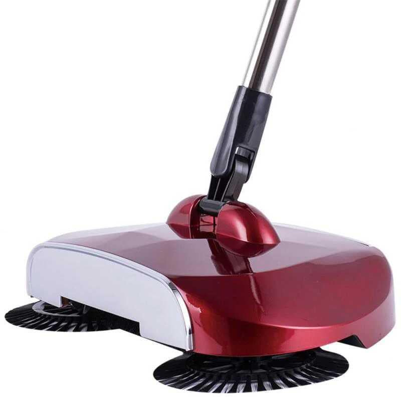 Manual 360° Spin Broom Sweeper No Battery Required