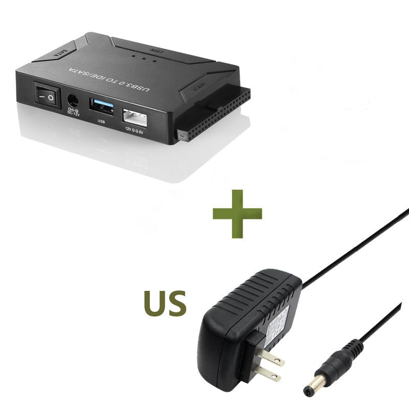 Fast USB 3.0 Hard Drive Converter Adapter