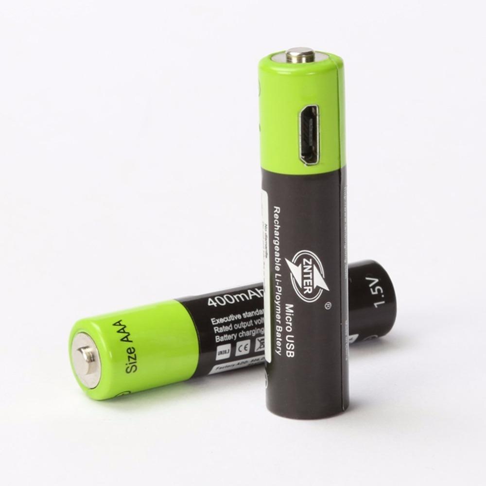 Long Lasting Rechargeable AAA Batteries USB - Halri