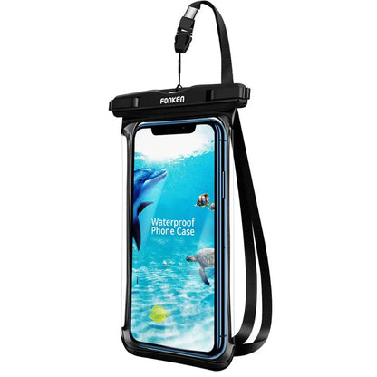 Waterproof Phone Pouch with Clear View and Neck Strap