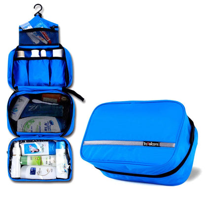 Spacious Water Resistant Travel Toiletry Bag for Men Women