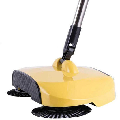Manual 360° Spin Broom Sweeper No Battery Required