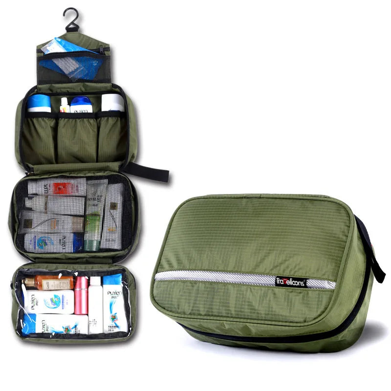 Spacious Water Resistant Travel Toiletry Bag for Men Women