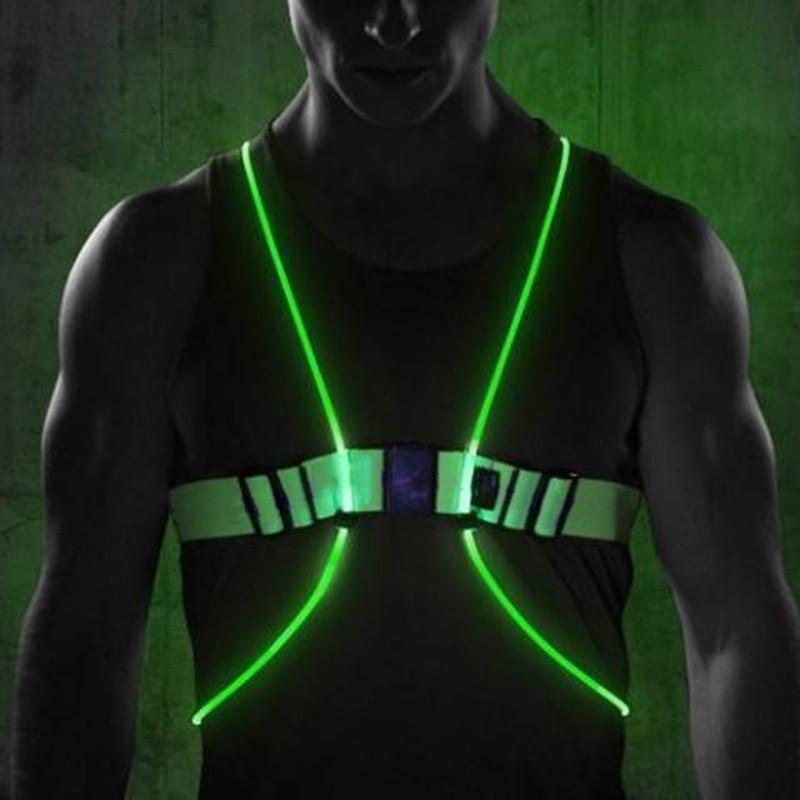 Visible High Visibility Running Vest for Night Use