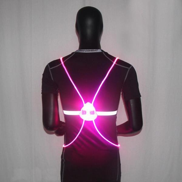 Visible High Visibility Running Vest for Night Use