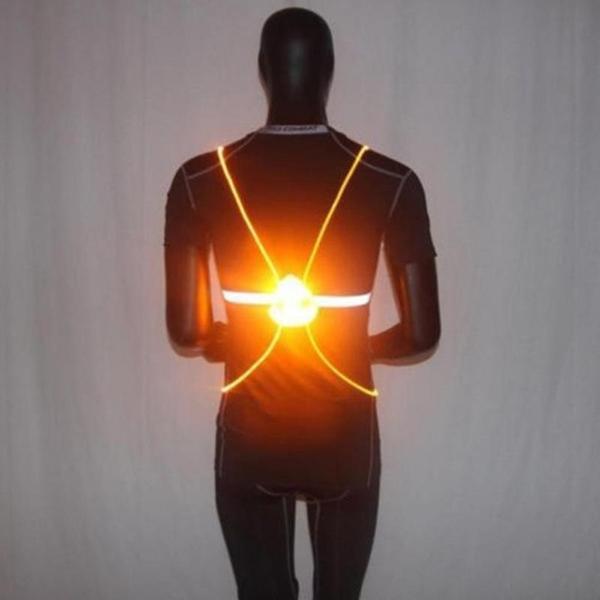Visible High Visibility Running Vest for Night Use