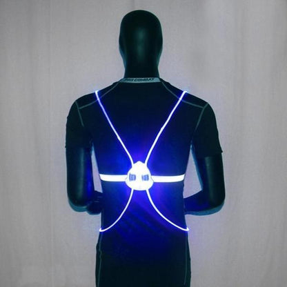 Visible High Visibility Running Vest for Night Use
