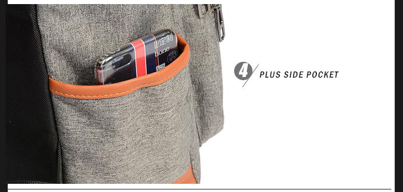Classic Student Backpack USB Charging Bag