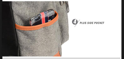 Classic Student Backpack USB Charging Bag