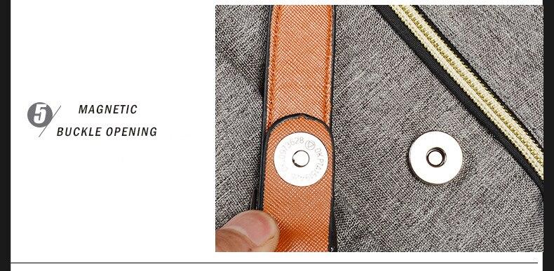 Classic Student Backpack USB Charging Bag