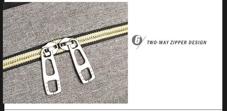 Classic Student Backpack USB Charging Bag