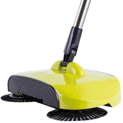 Manual 360° Spin Broom Sweeper No Battery Required