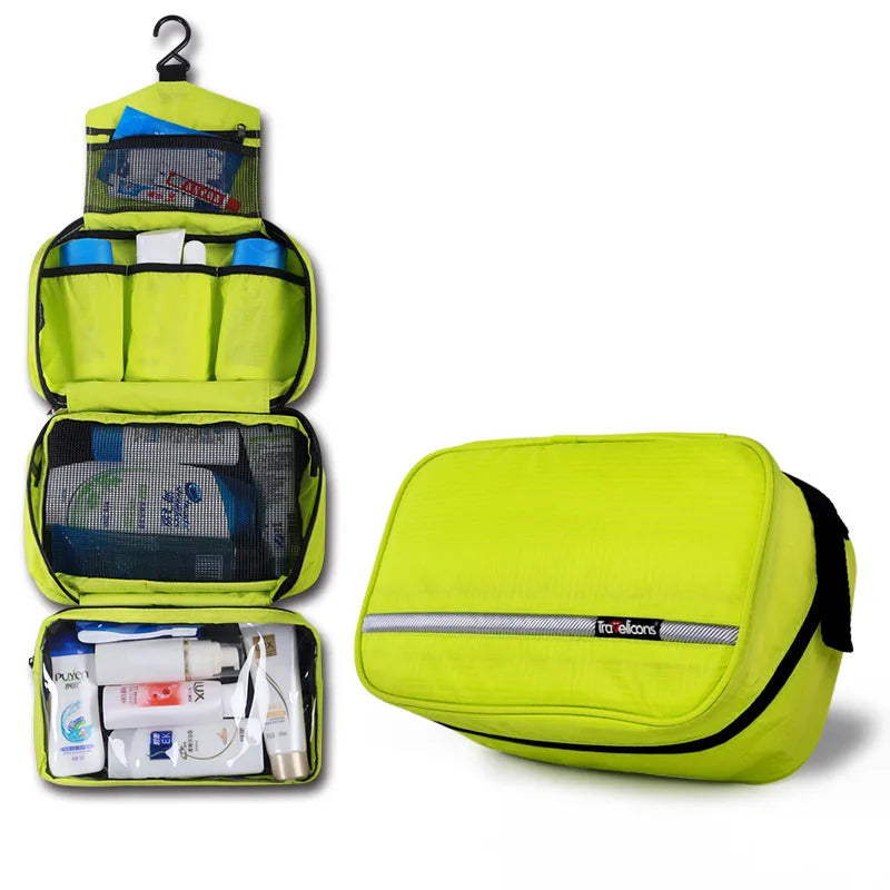 Spacious Water Resistant Travel Toiletry Bag for Men Women - Halri