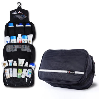 Spacious Water Resistant Travel Toiletry Bag for Men Women