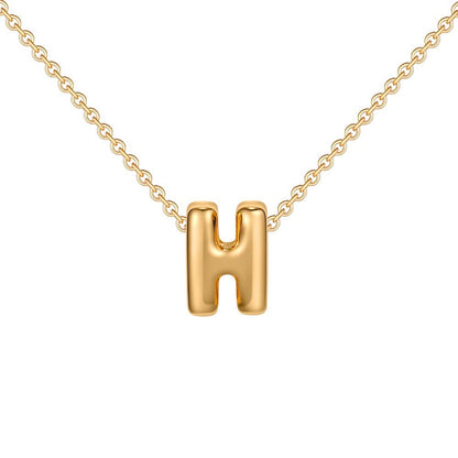 Delicate Script Monogram Initial Necklace