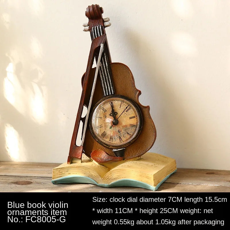 Unique Antique Style Telephone Music Decor