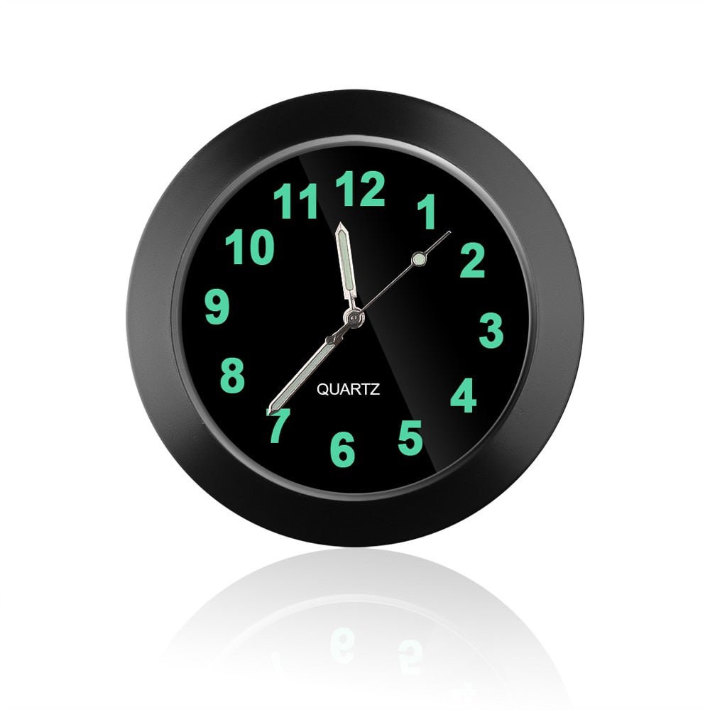 Adhesive Auto Dash Glow Clock