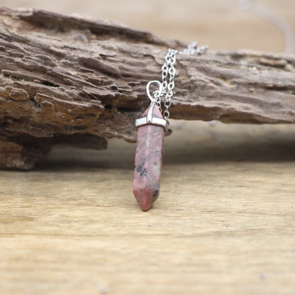 Boho Hexagon Gemstone Balance Necklace