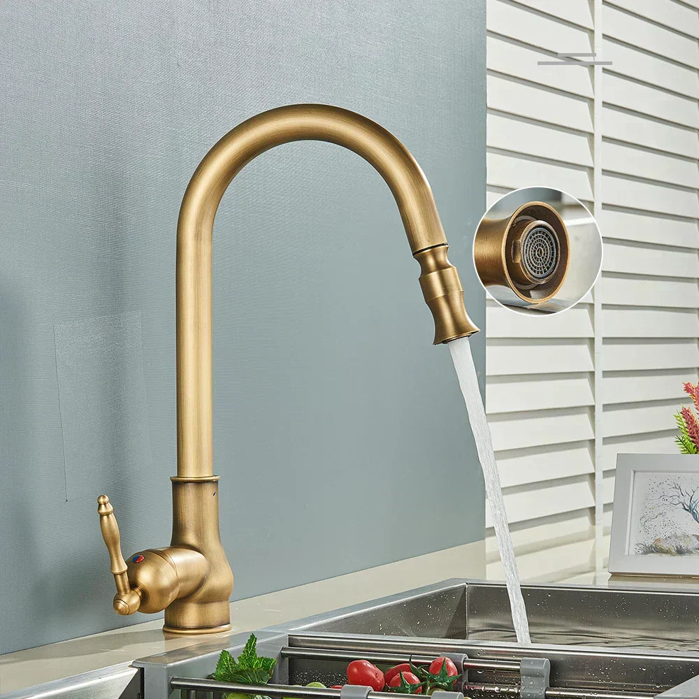 Classic Gold Kitchen Faucet
