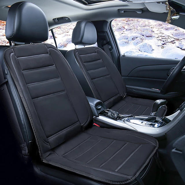 Luxury Heated Car Seat Cover Warm Cushion Pad