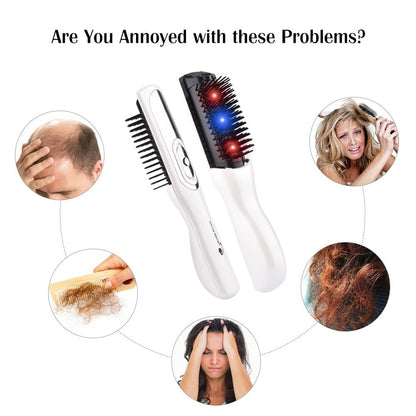 Hair Loss Prevention Scalp Massage Comb Portable Infrared Head Massager Brush For Scalp Treatment
