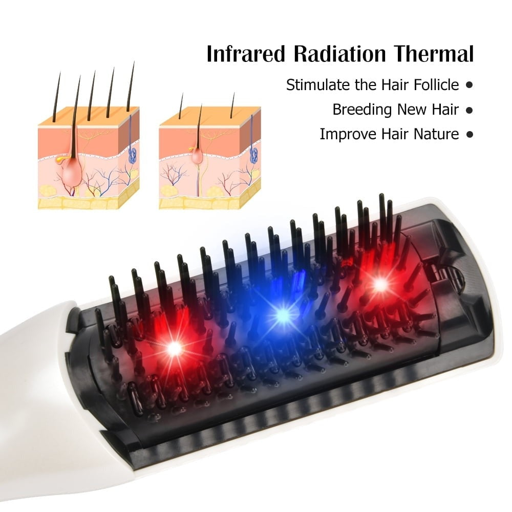 Hair Loss Prevention Scalp Massage Comb Portable Infrared Head Massager Brush For Scalp Treatment