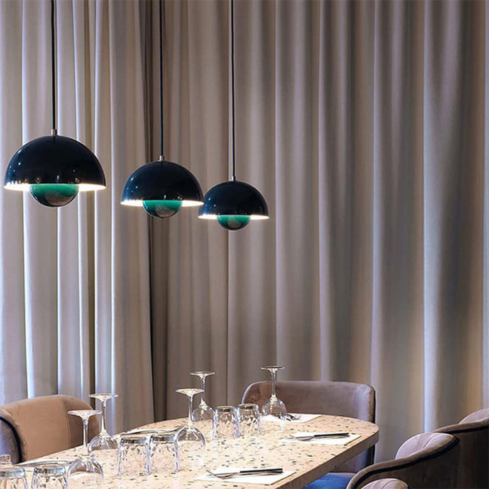 Nordic Semi Circle Hanging Light Fixtures Modern Home Lamp